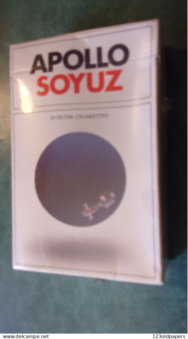 RARE PAQUET PLEIN SOUS BLISTER URSS USA APOLO SOYUZ 1975 CIGARETTES USRR VOIR HISTORIQUE - Otros & Sin Clasificación