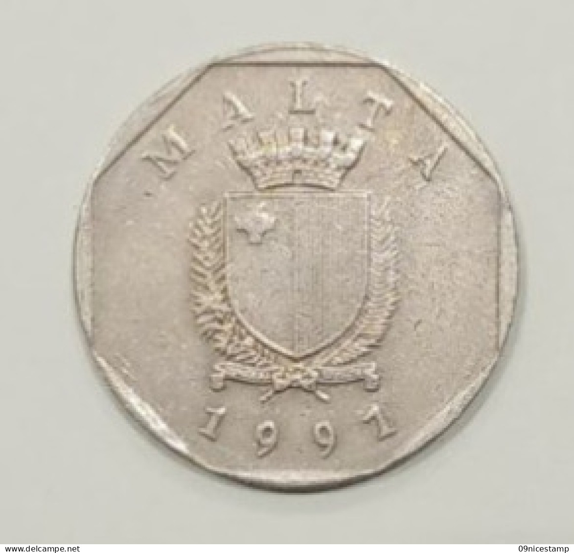 Malta, Year 1991, Used 50 Cents - Malta