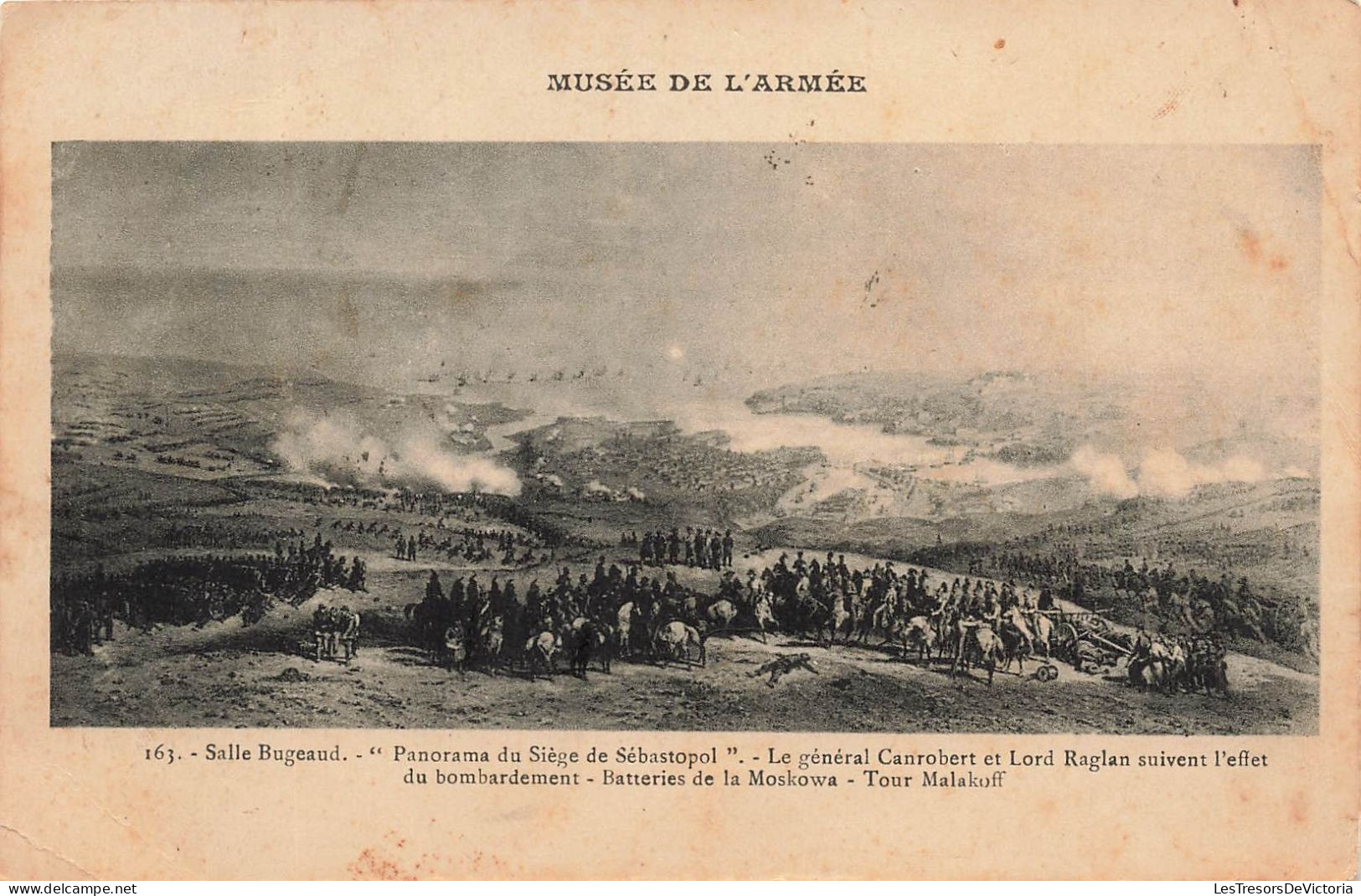 MUSEE - Musée De L'armée - Salle Bugeaud - " Panorama Du Siège De Sébastropol" - Le Général - Carte Postale Ancienne - Musées