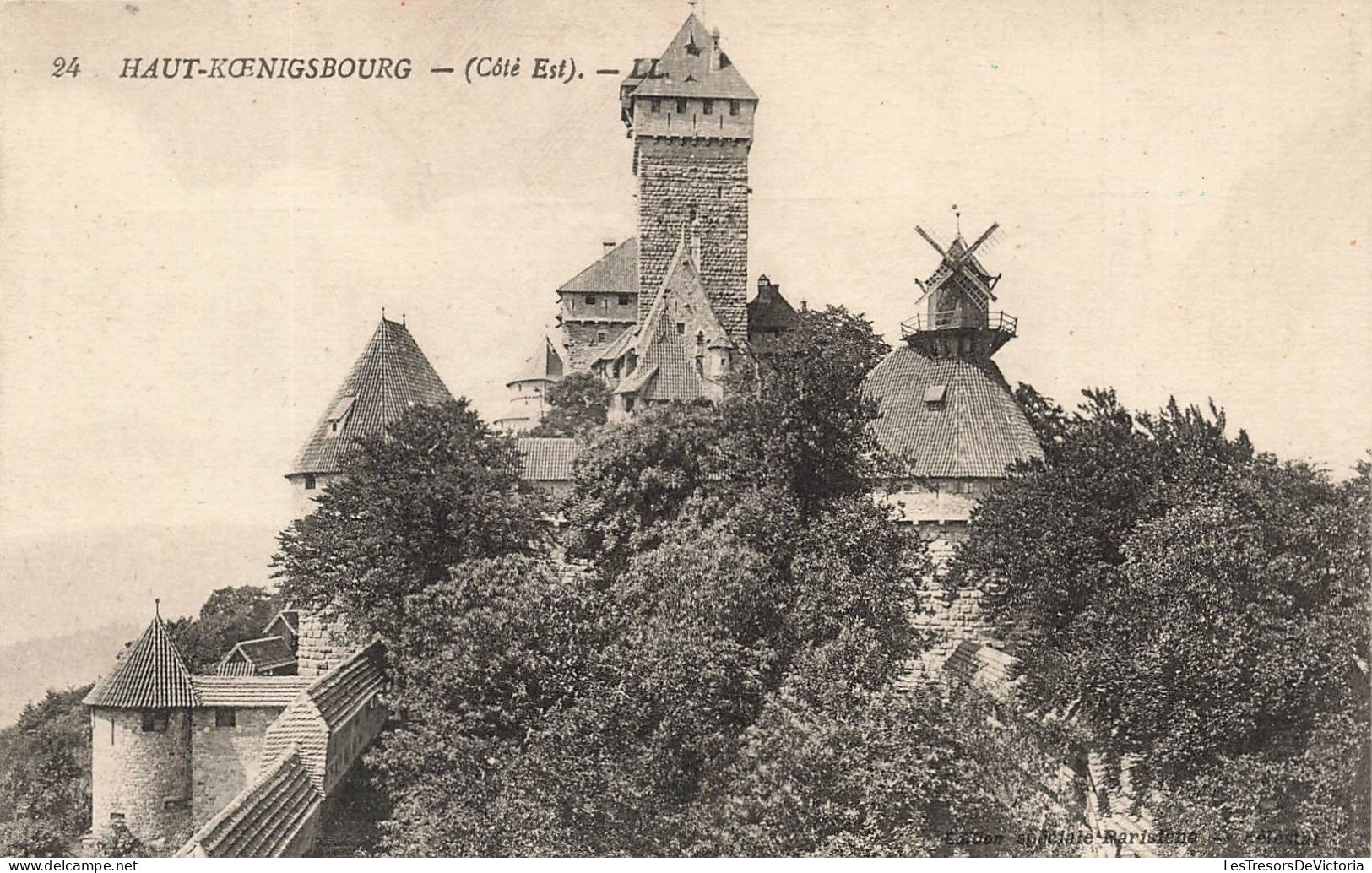 FRANCE - Haut Koenigsbourg (Côté Est) - Vue Générale -  L L  - Carte Postale Ancienne - Selestat