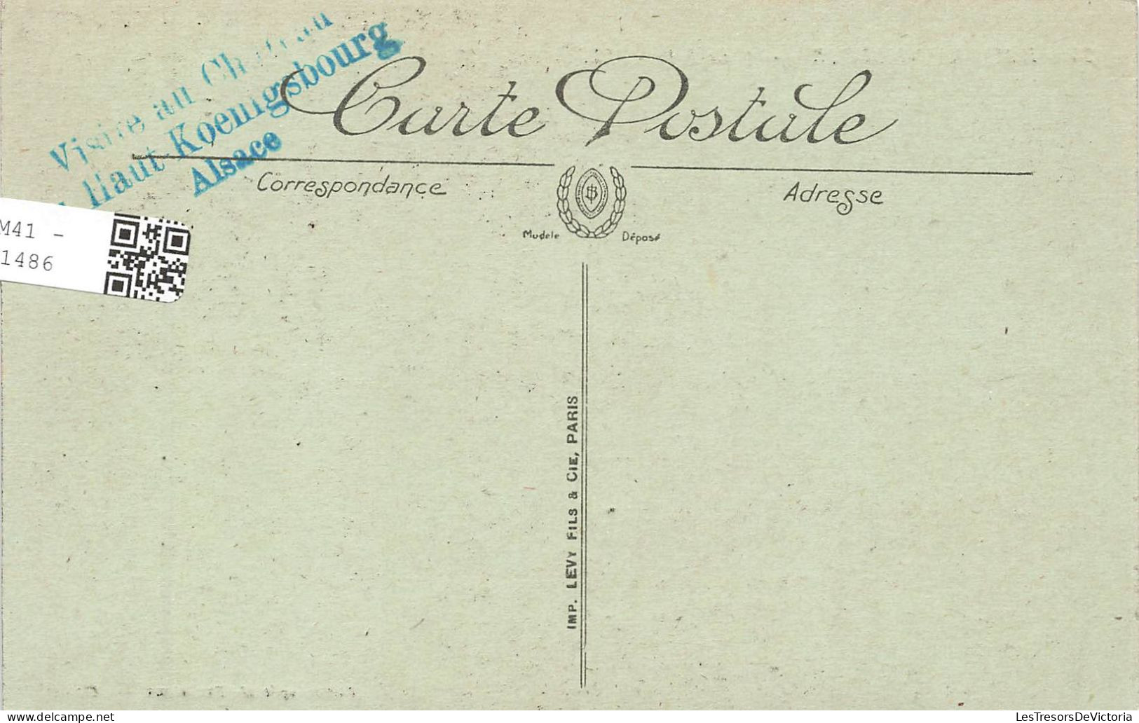 FRANCE - Haut Koenigsbourg (Côté Est) - Vue Générale -  L L  - Carte Postale Ancienne - Selestat