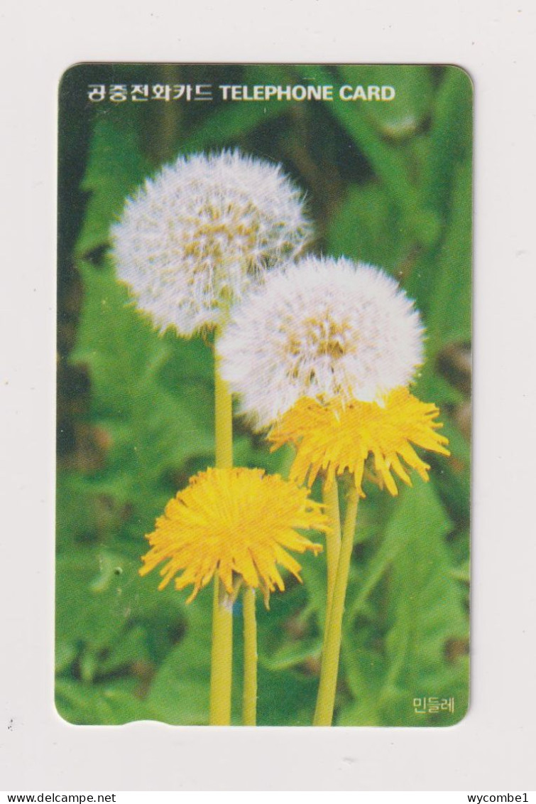 SOUTH KOREA - Flowers Magnetic Phonecard - Korea (Süd)