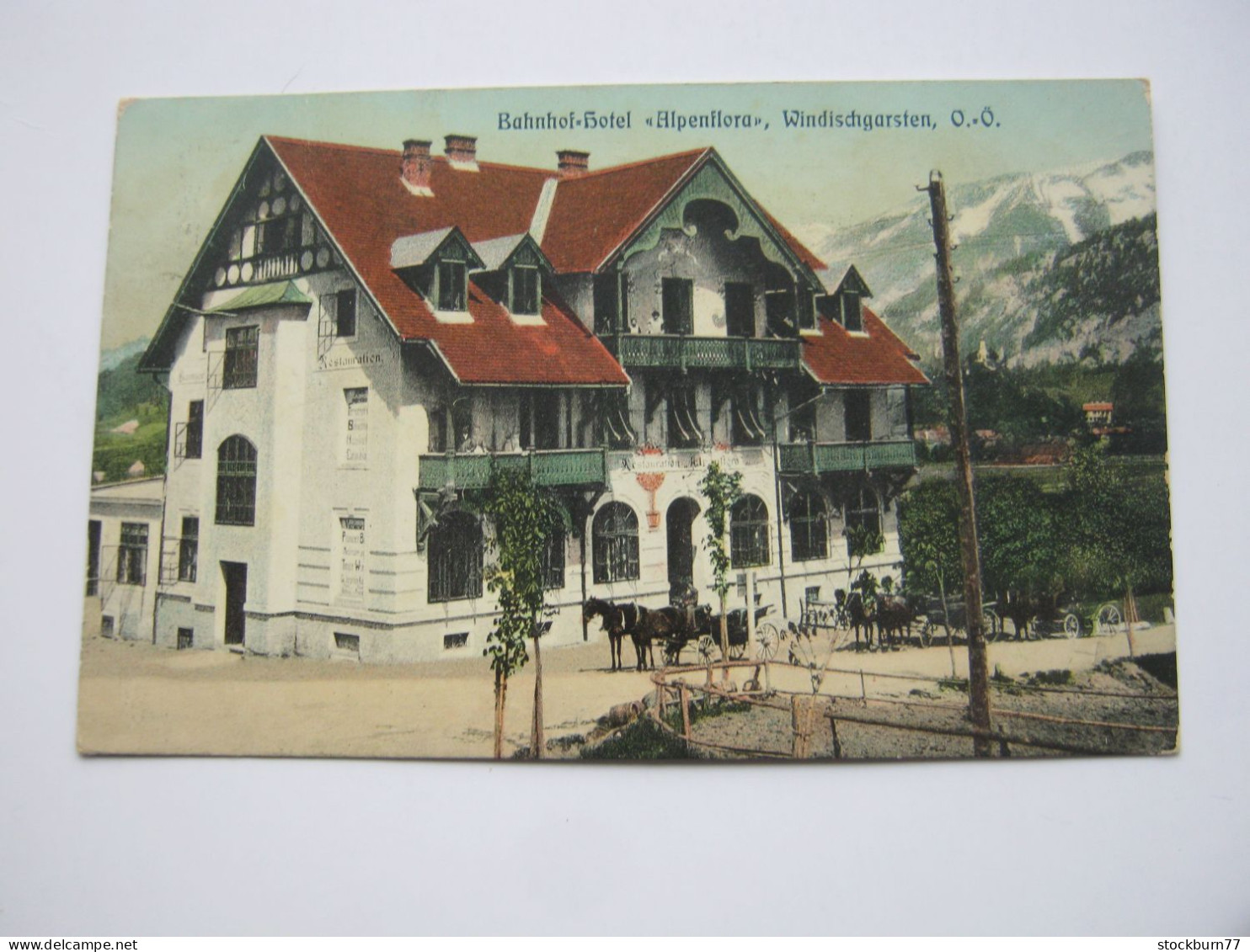 Windischgarsten , Hotel, Seltene   Karte Um 1910 - Windischgarsten