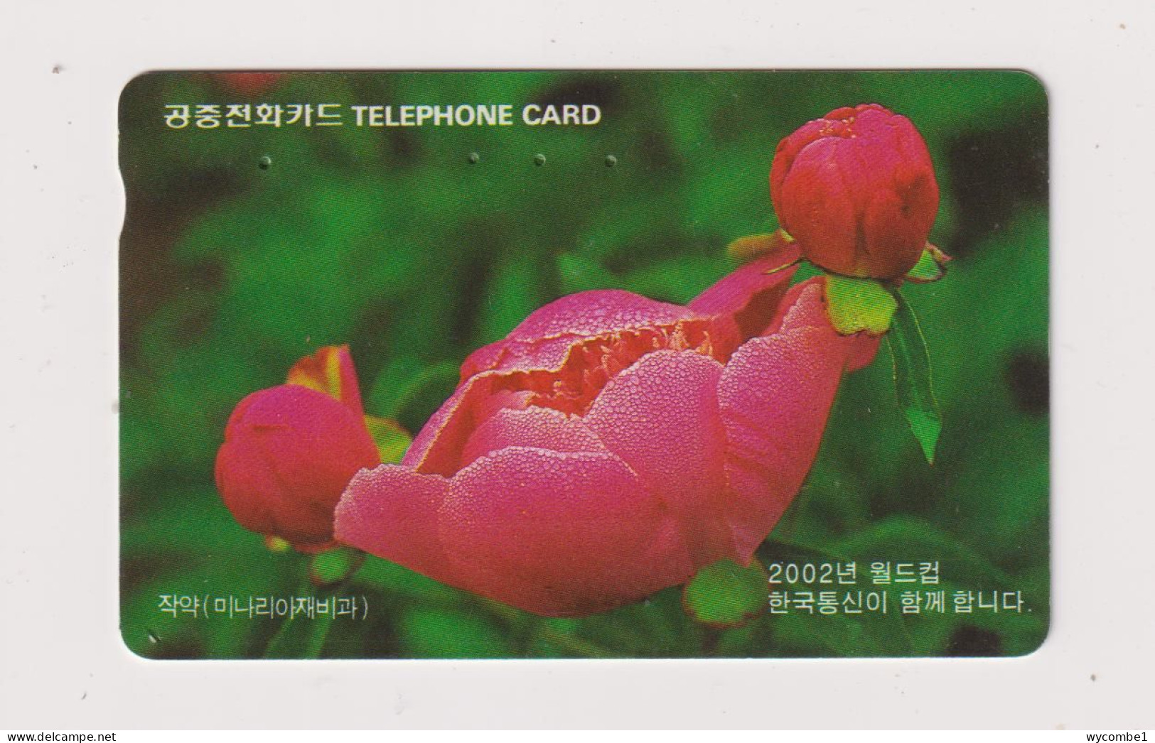 SOUTH KOREA - Flowers Magnetic Phonecard - Corea Del Sud