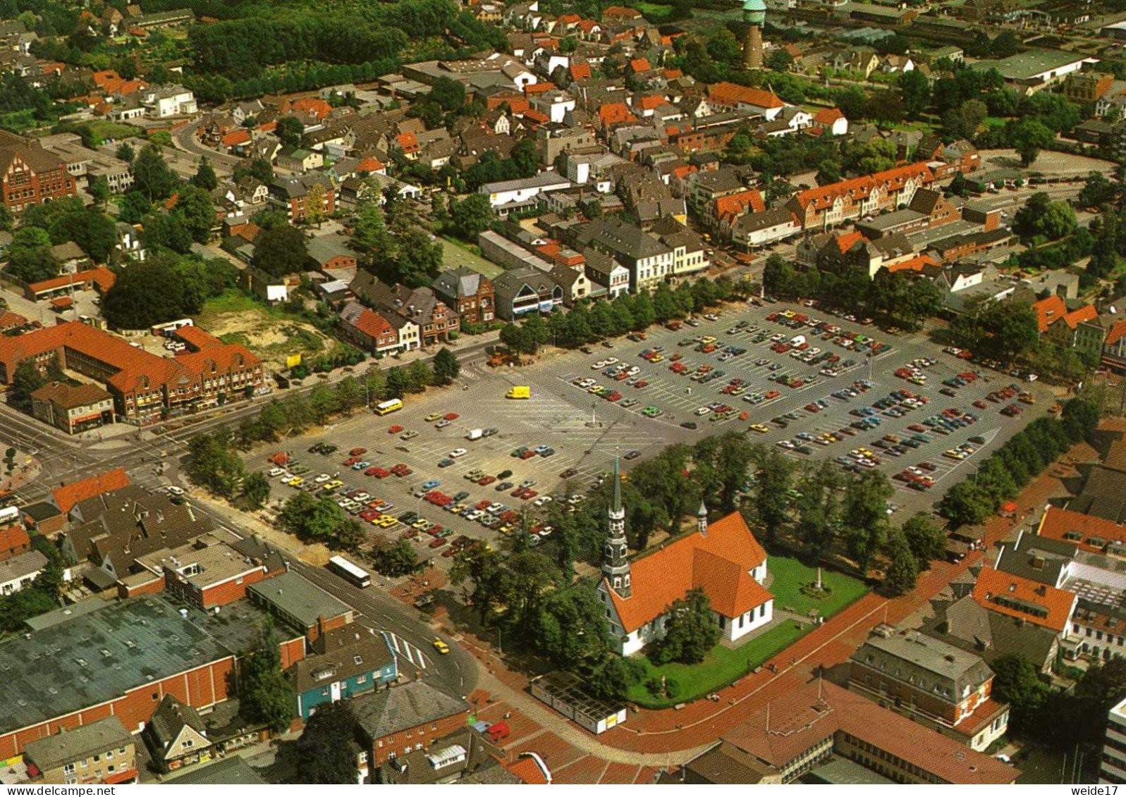 05427 - HEIDE In Holstein - Blick Den Marktplatz Und Auf Die St. Jürgen-Kirche - Heide