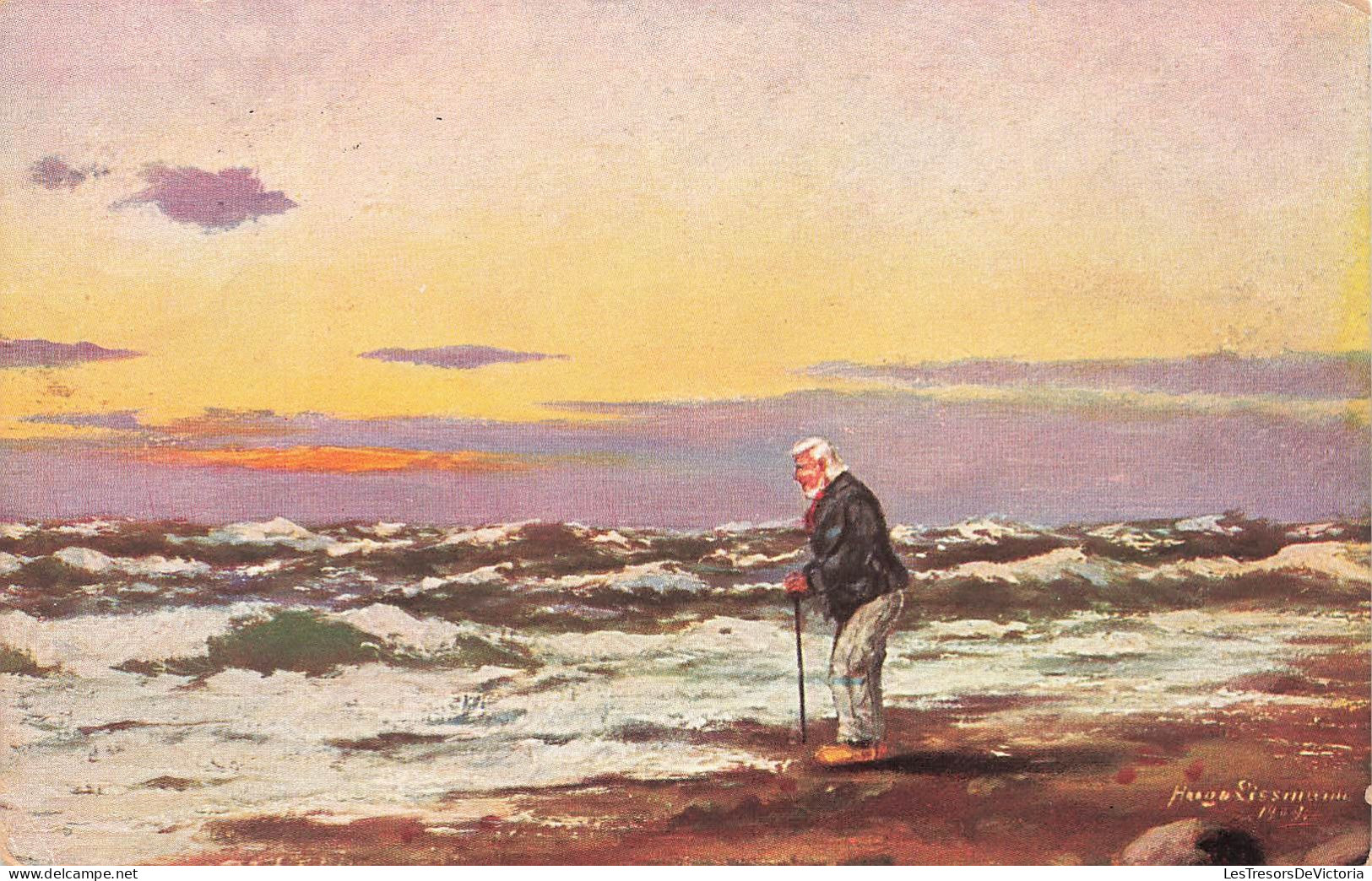 ARTS - Tableau - Le Vieil Homme Et La Mer -  - Carte Postale Ancienne - Paintings