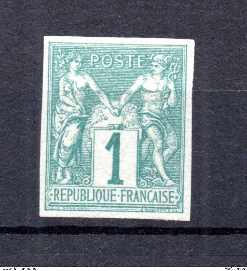 France Colonies 1877 Old Sage Stamp (Michel 24) Nice Unused/MLH - Sage