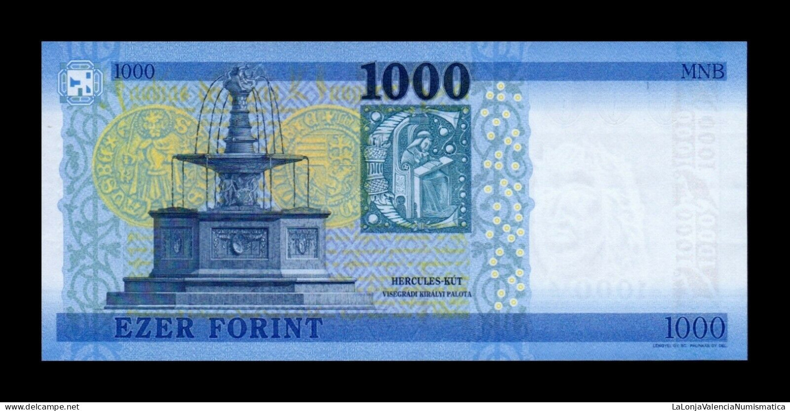 Hungria Hungary 1000 Forint 2023 Pick 203d Sc Unc - Hongrie