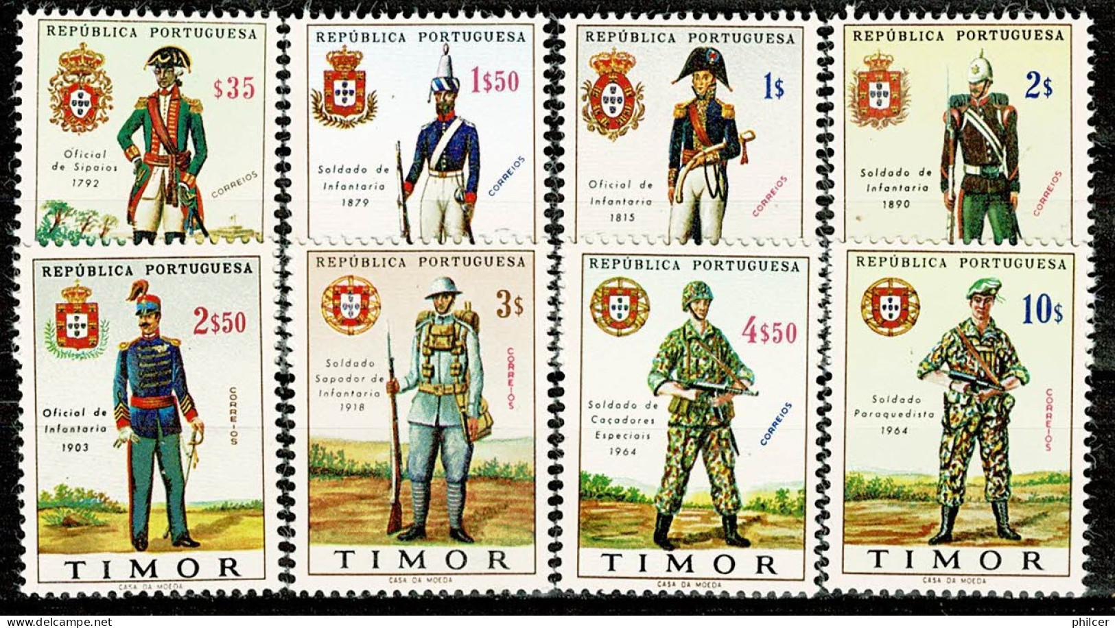 Timor, 1967, # 340/7, MH - Timor