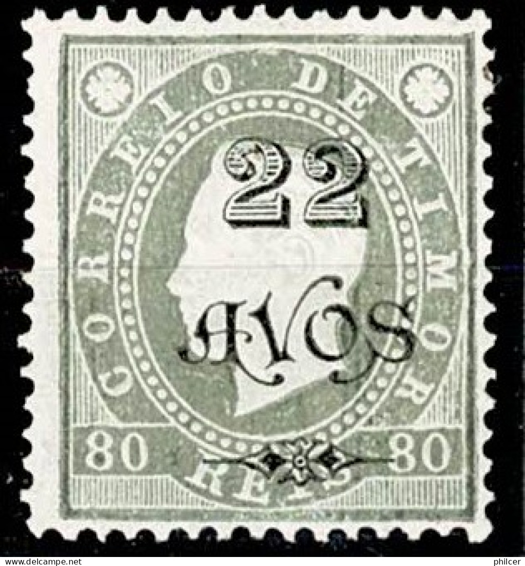 Timor, 1902, # 84, MH - Timor