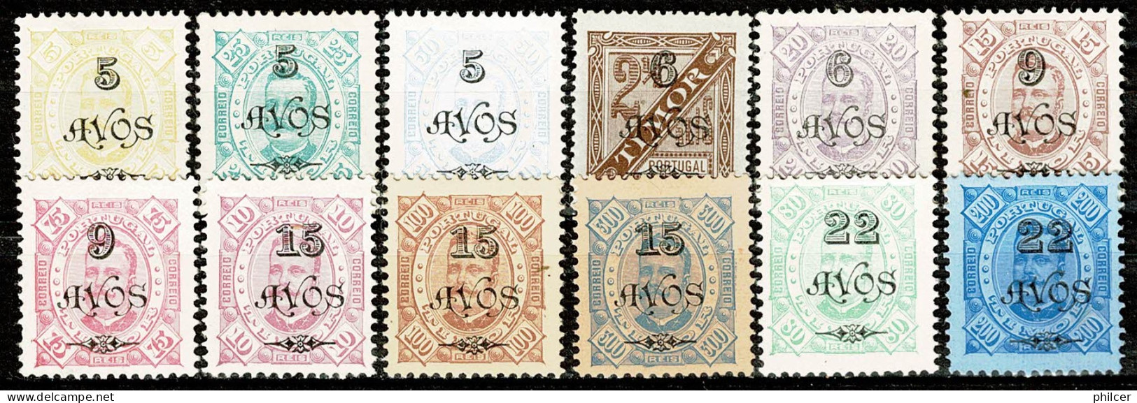 Timor, 1902, # 85/96, MNG - Timor