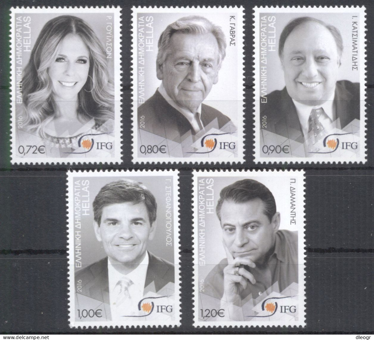 Greece 2016 Greek Personalities Issue MNH XF. - Ungebraucht