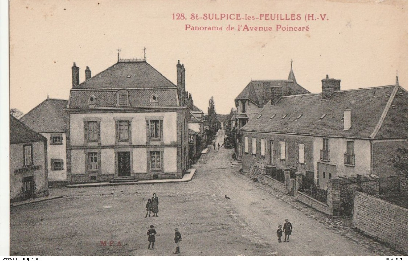 ST SULPICE Les FEUILLES   Panorama De L'avenue Poioncarré - Saint Sulpice Les Feuilles
