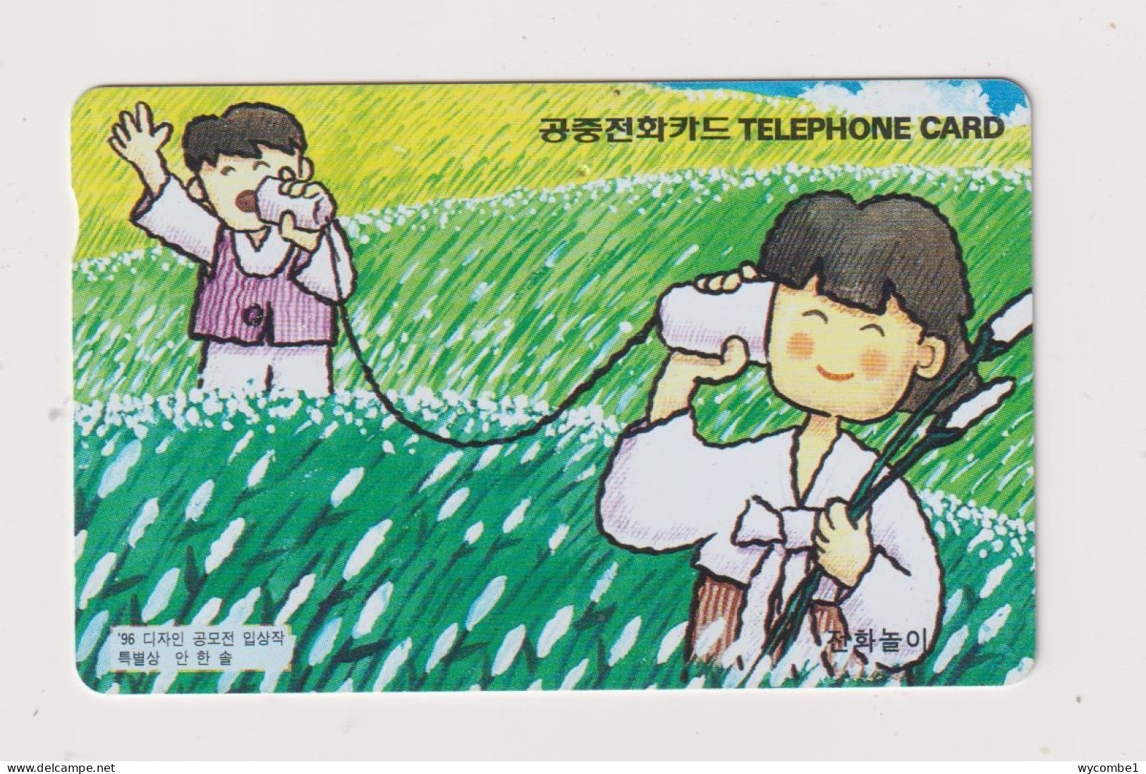 SOUTH KOREA - String Telephone Magnetic Phonecard - Korea (Zuid)