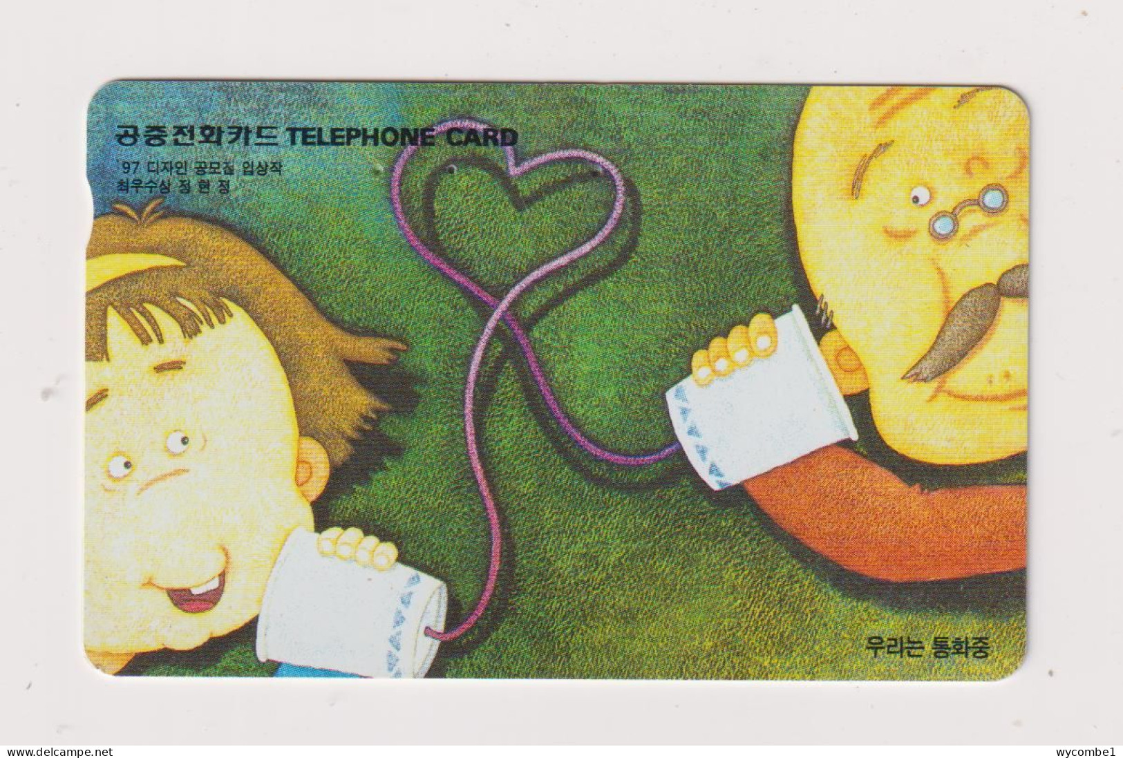 SOUTH KOREA - String Telephone Magnetic Phonecard - Korea (Zuid)