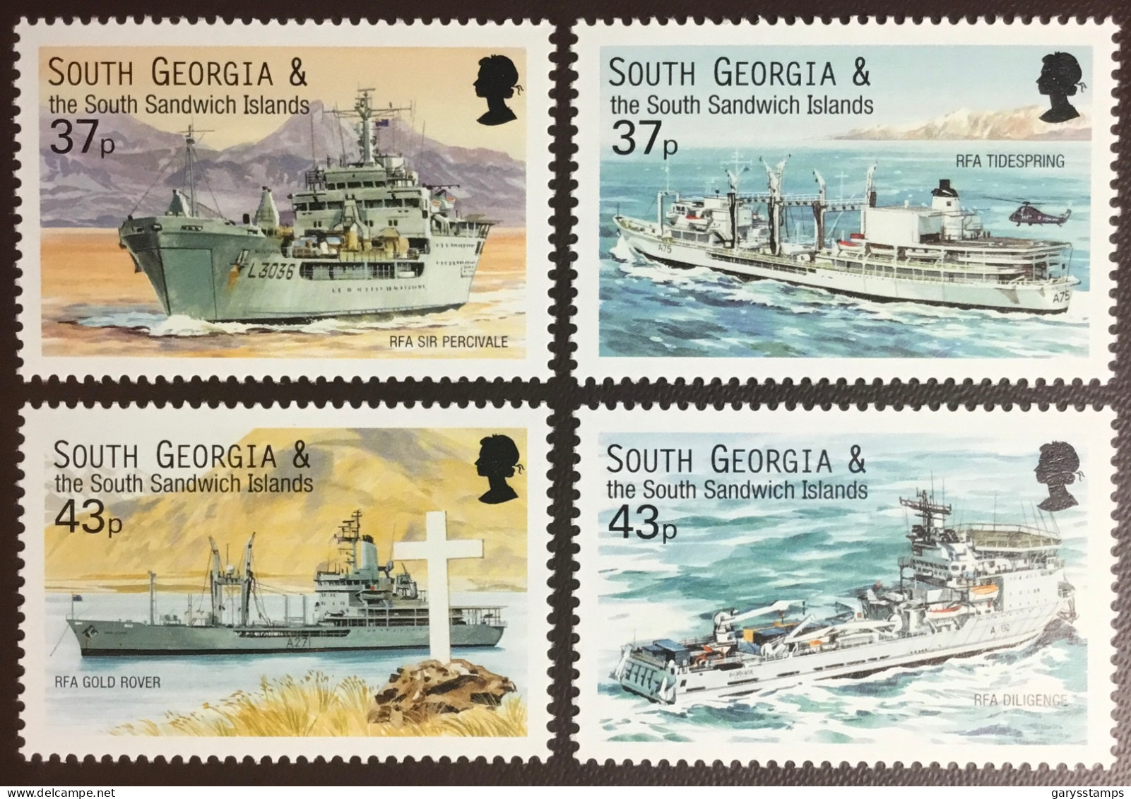 South Georgia 2001 Royal Auxiliary Fleet MNH - Südgeorgien