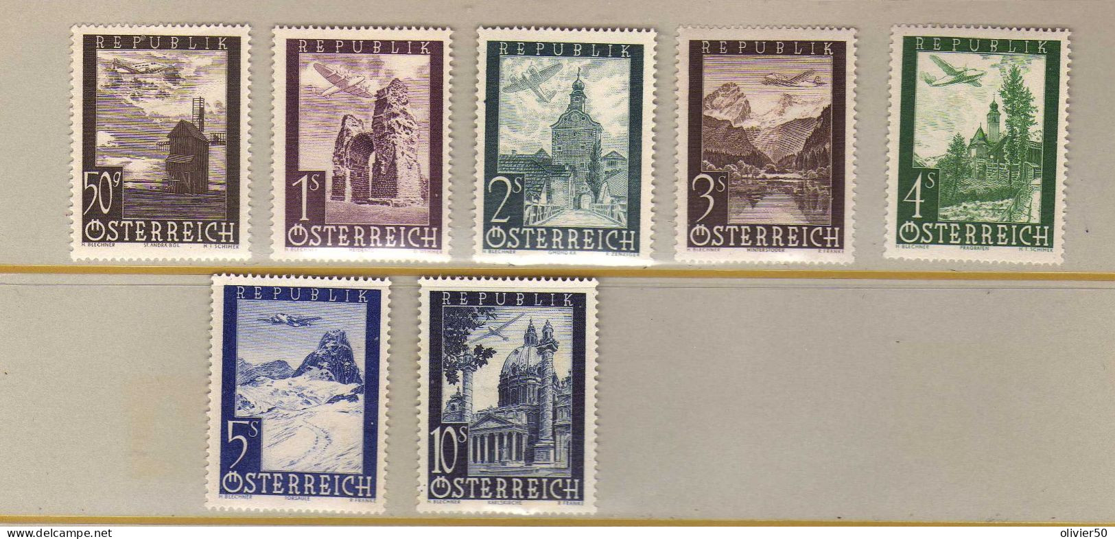 Autriche - 1947 - P A - Vues - Neufs** - MNH - Neufs