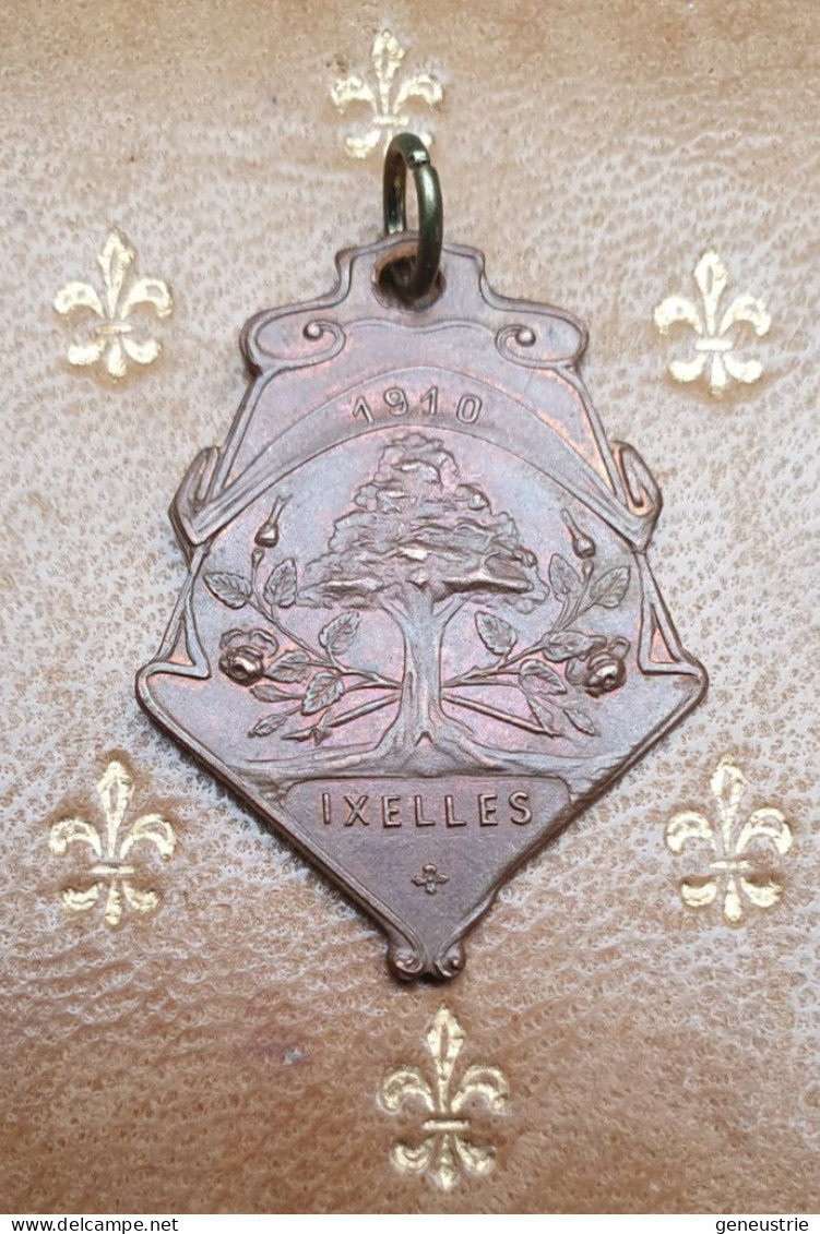 Belle Médaille Belge "Cortège Des Saisons Et Des Lumières / Ixelles 1910" Belgique - Hangers