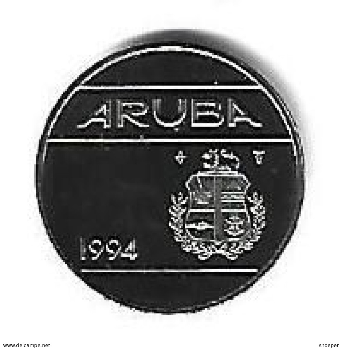 *Aruba  25 Cent     1994  Km 3   Bu - Aruba