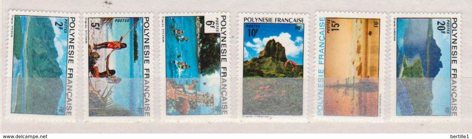 POLYNESIE     N°  YVERT  : 97/102   NEUF AVEC  CHARNIERES      ( Ch  3 / 22 ) - Unused Stamps