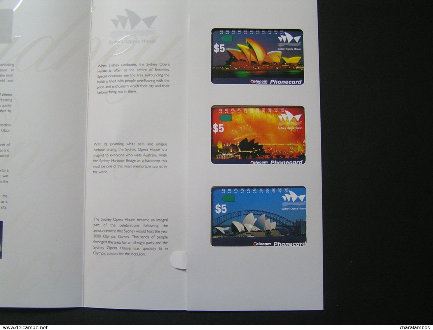 AUSTRALIA 1994 Sydney Opera House Set Of 3 Cards Folder.. - Australie