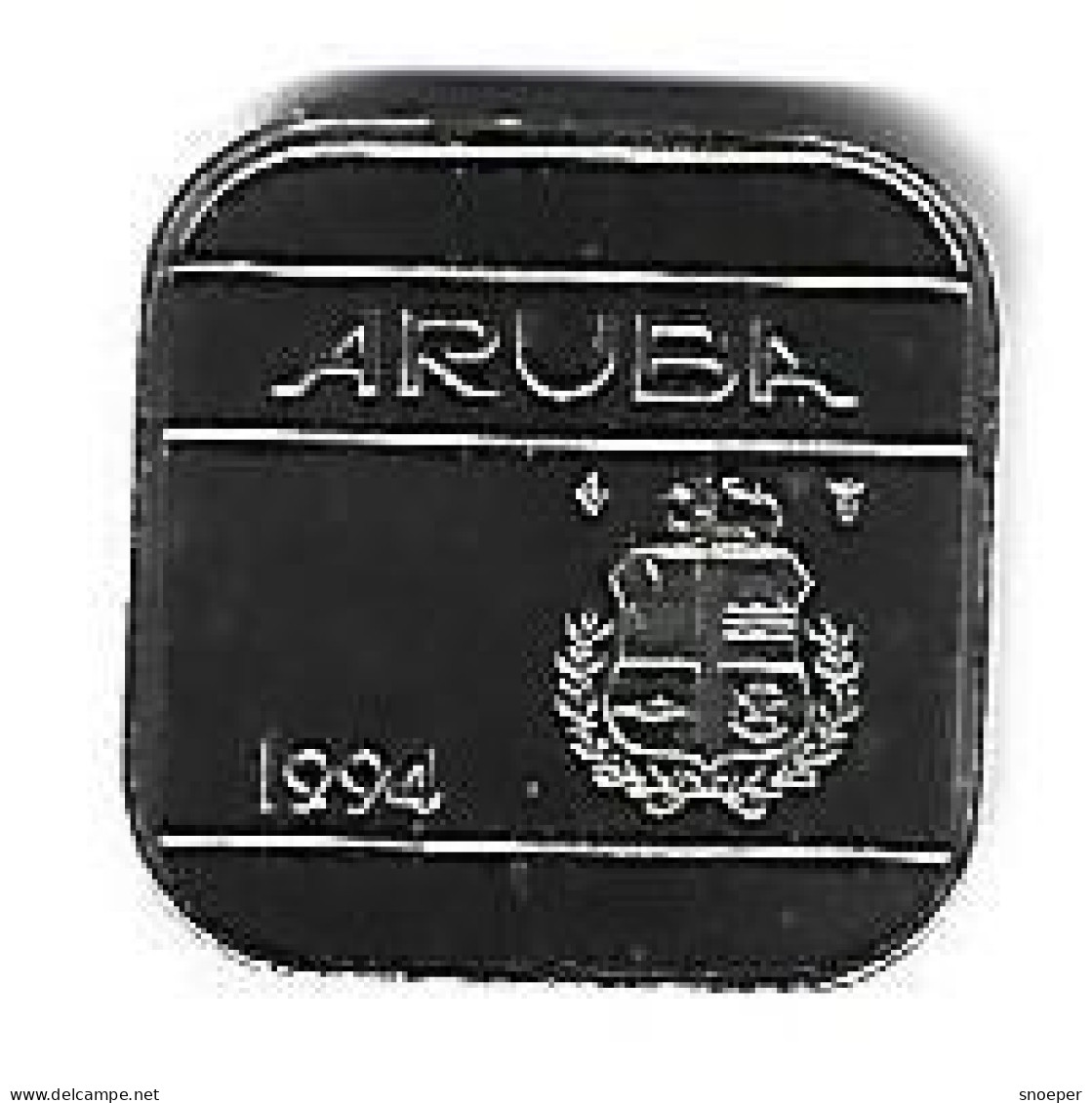 *Aruba 50 Cents  1994 Km 4   Xf+ - Aruba