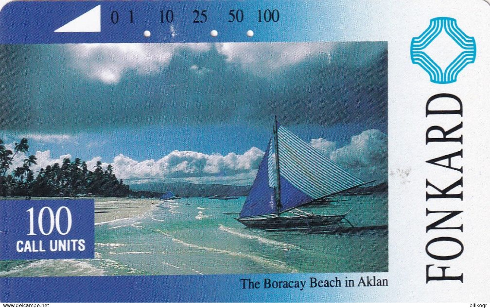 PHILIPPINES(Tamura) - The Boracay Beach In Aklan, Used - Philippinen