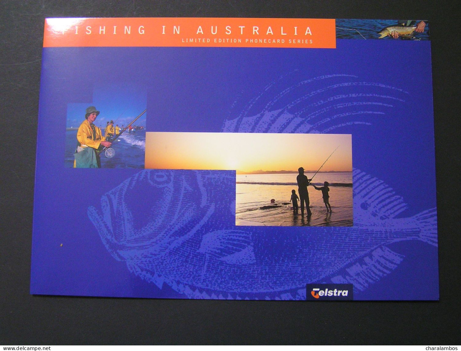AUSTRALIA 1997 Fishing In Australia Set Of 4 Cards Folder.. - Australie