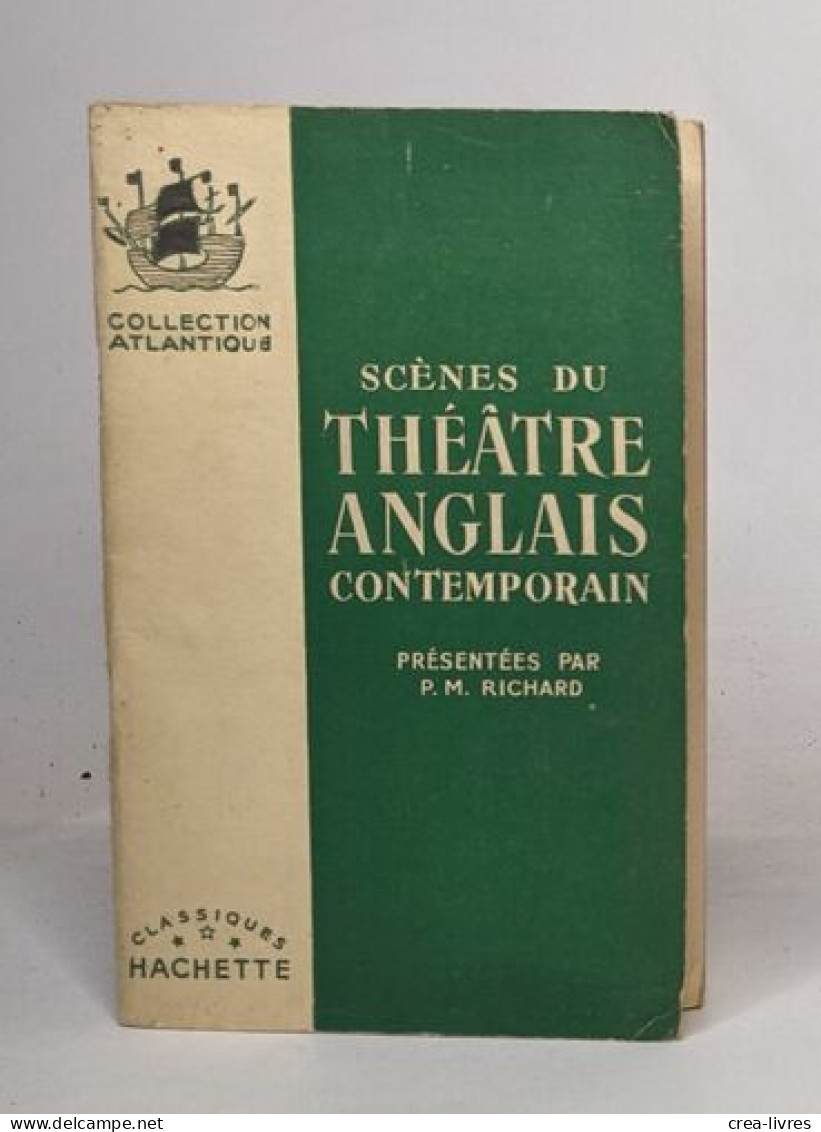 Scènes Du Théâtre Anglais Contemporain - Französische Autoren