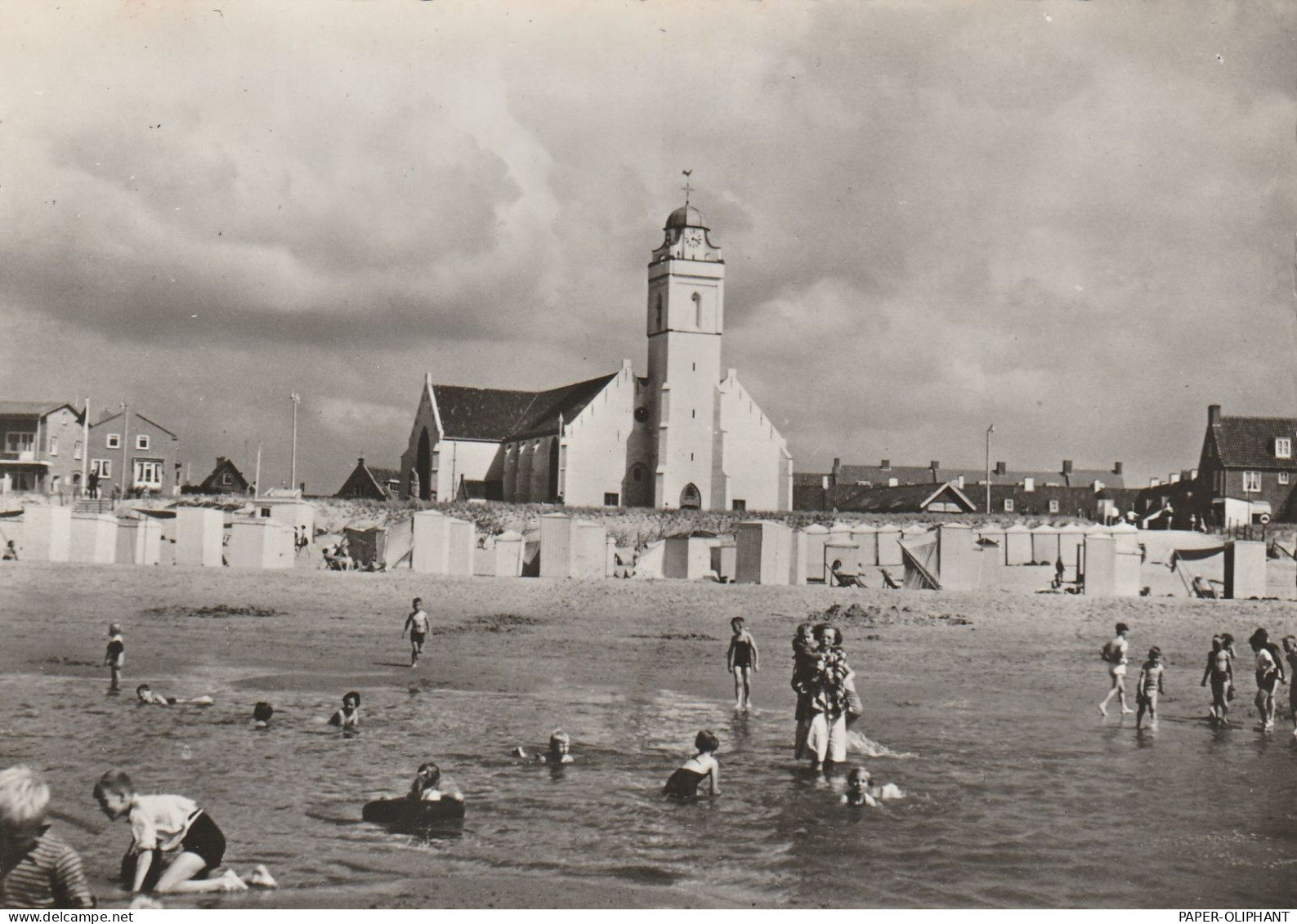 ZUID-HOLLAND - KATWIJK, Oude Kerk, Strand - Katwijk (aan Zee)