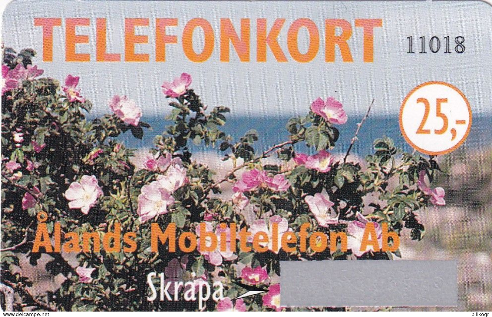 ALAND ISLANDS - Wild Roses, Alands Mobiltelefon Prepaid Card 25 Mk, Tirage 5000, 10/97, Mint - Aland