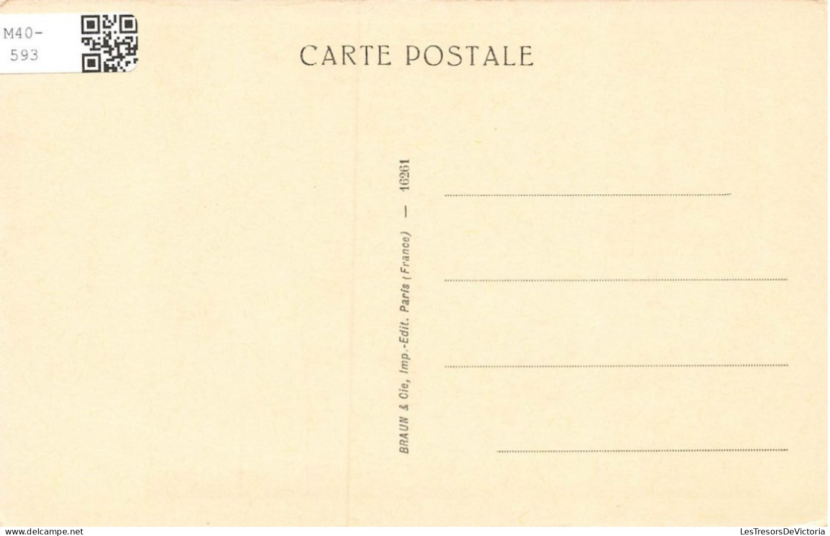 CELEBRITE - Personnage Historique - P De Champaigne - Blaise Pascal - Carte Postale Ancienne - Historische Persönlichkeiten