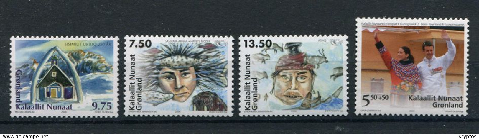 Greenland 2006. 4 Stamps. All MINT - Unused Stamps