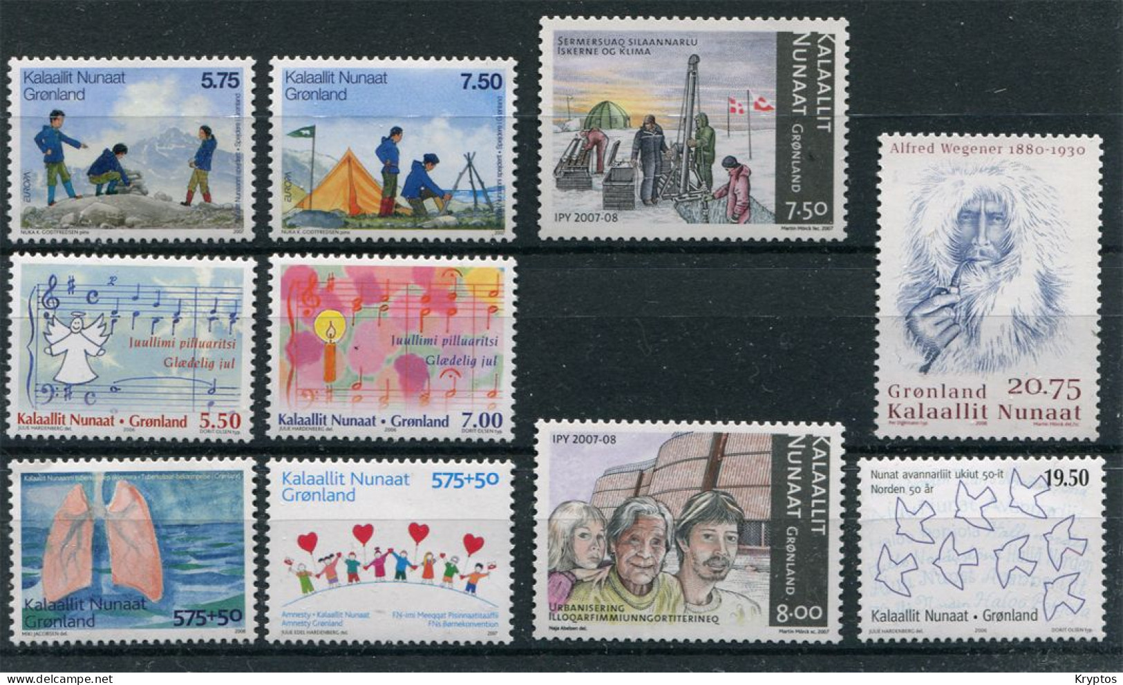 Greenland 2006-07. 10 Stamps. All MINT - All In Complete Sets - Nuovi