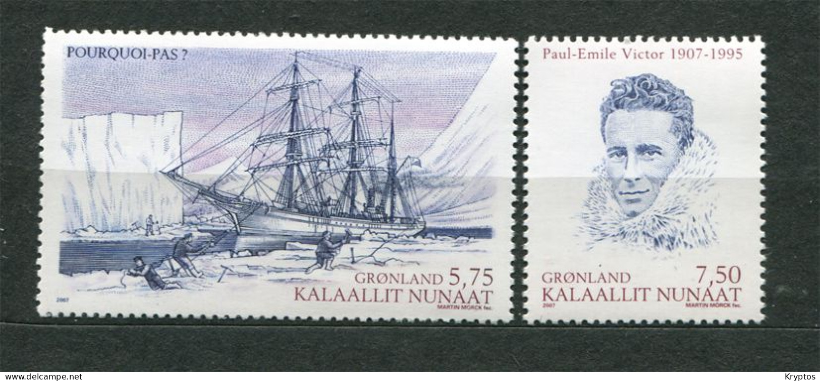 Greenland 2007. Arctic Expedition. All MINT - Unused Stamps