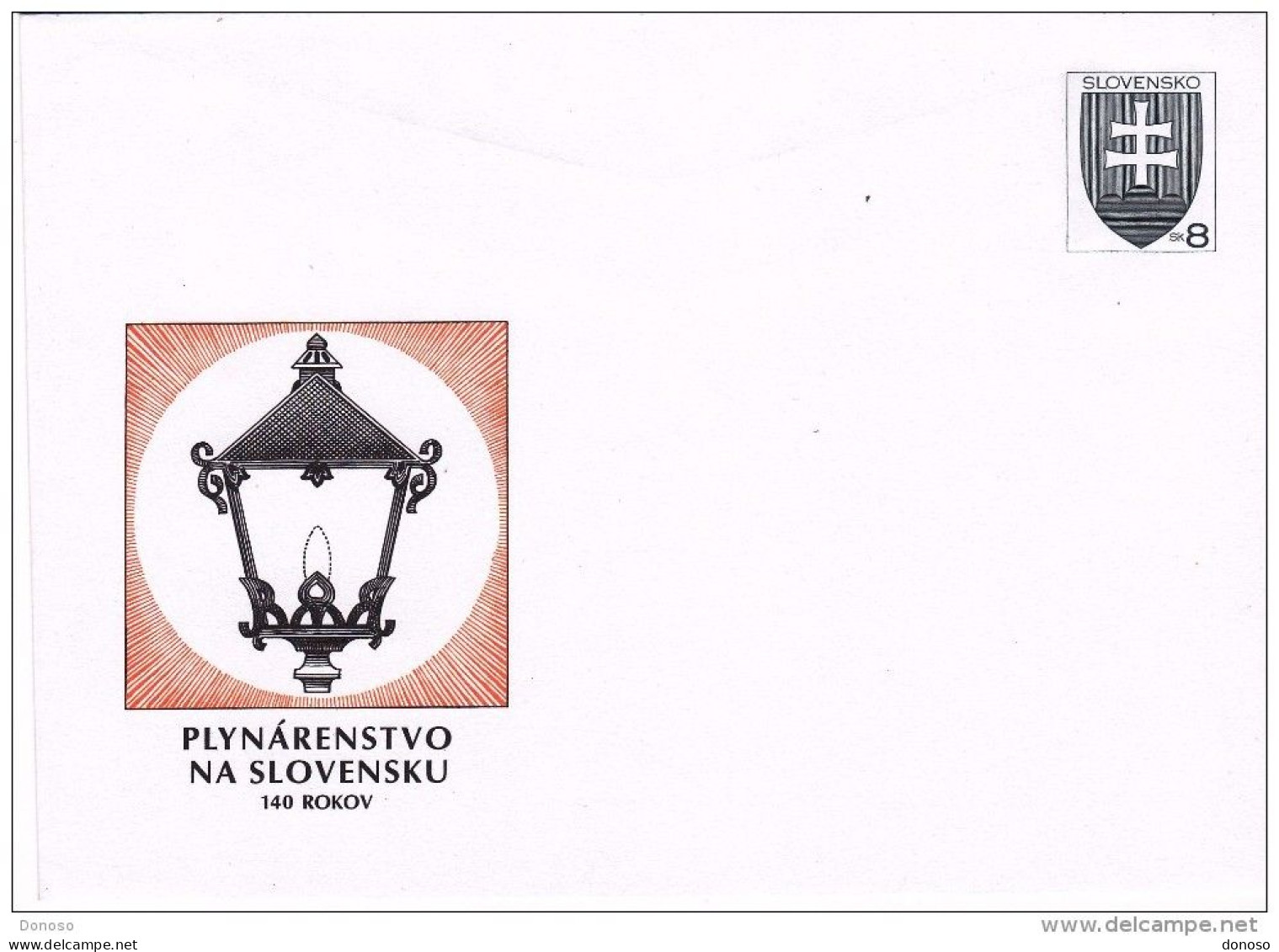 SLOVAQUIE Entier Postal Enveloppe Illustrée - Omslagen