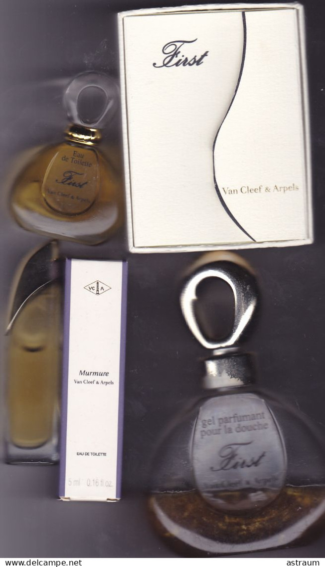 Lot 3 Miniature Vintage Parfum - Van Cleef & Arpels - Description Ci Dessous - Miniaturen Flesjes Heer (zonder Doos)