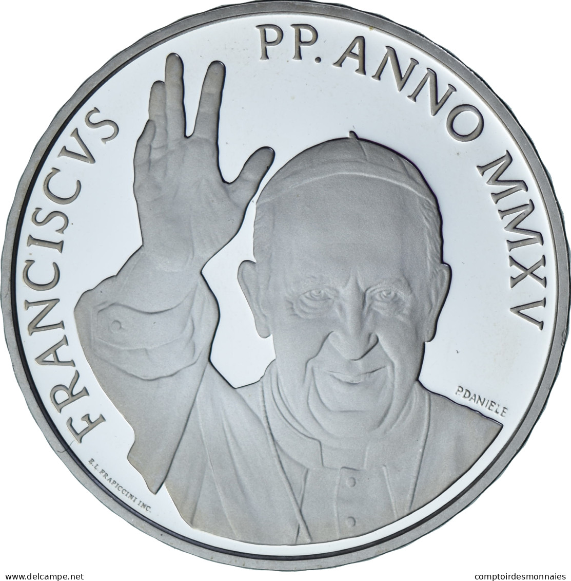 Vatican, Pape François, 20 Euro, 2015 - Anno MMXV, Rome, Proof, FDC, Argent - Vatican