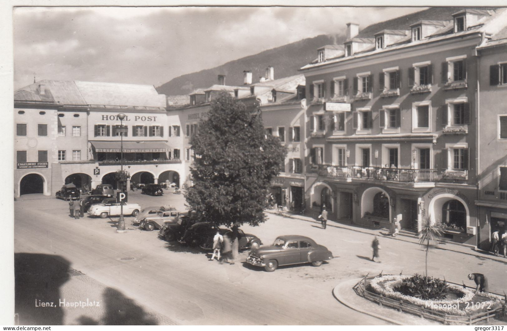 E4454) LIENZ - Alte AUTO DETAILS Am Hauptplatz Mit Alten Häusern - Lienz