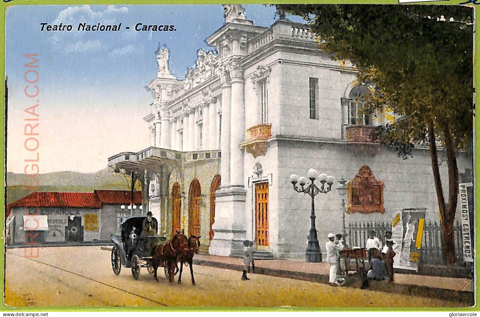 Af2943 - VENEZUELA - VINTAGE POSTCARD - Caracas - Teatro Nacional - Venezuela