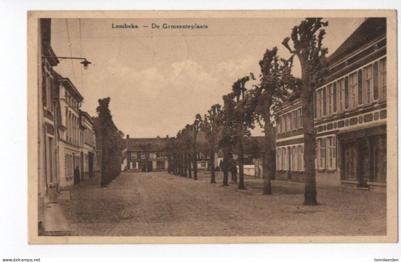 LEMBEKE - De Gemeenteplaats - La Place Municipale - 1942 - Kaprijke