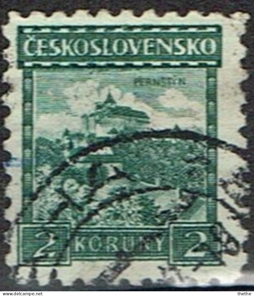 TCHECOSLOVAQUIE - Château De Pernstyn - Used Stamps