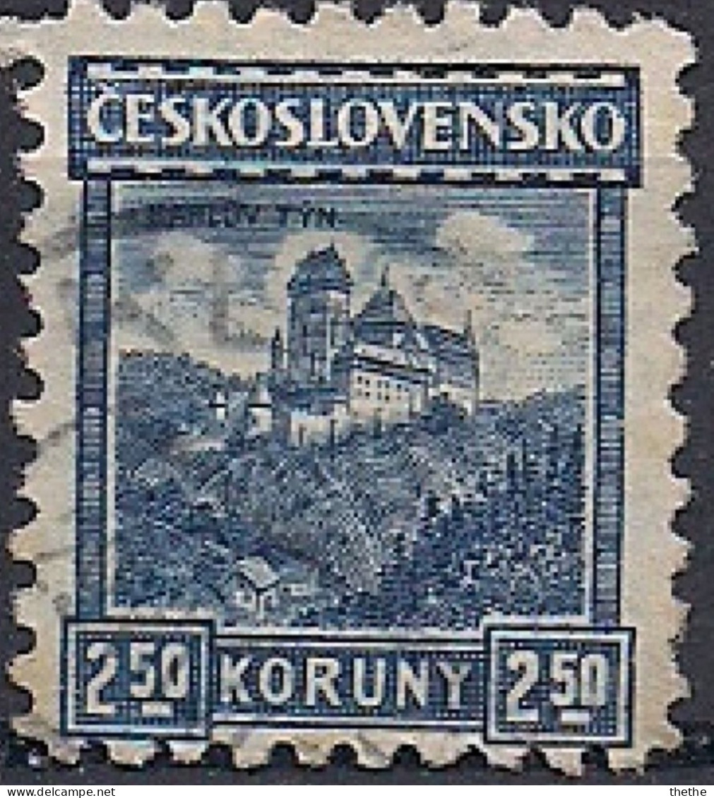 TCHECOSLOVAQUIE - Château De Karluv - Used Stamps