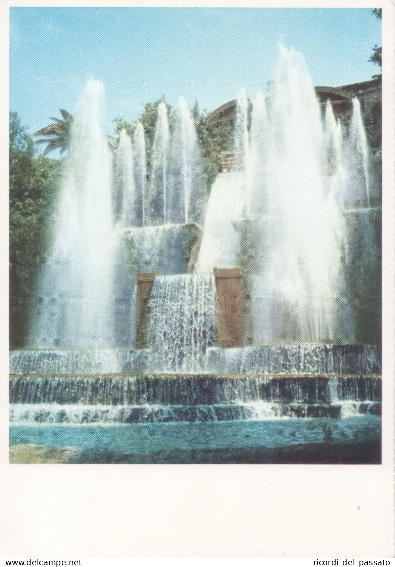 Cartolina Tivoli ( Roma ) - Villa D'este - Fontana Dell'organo - Tivoli