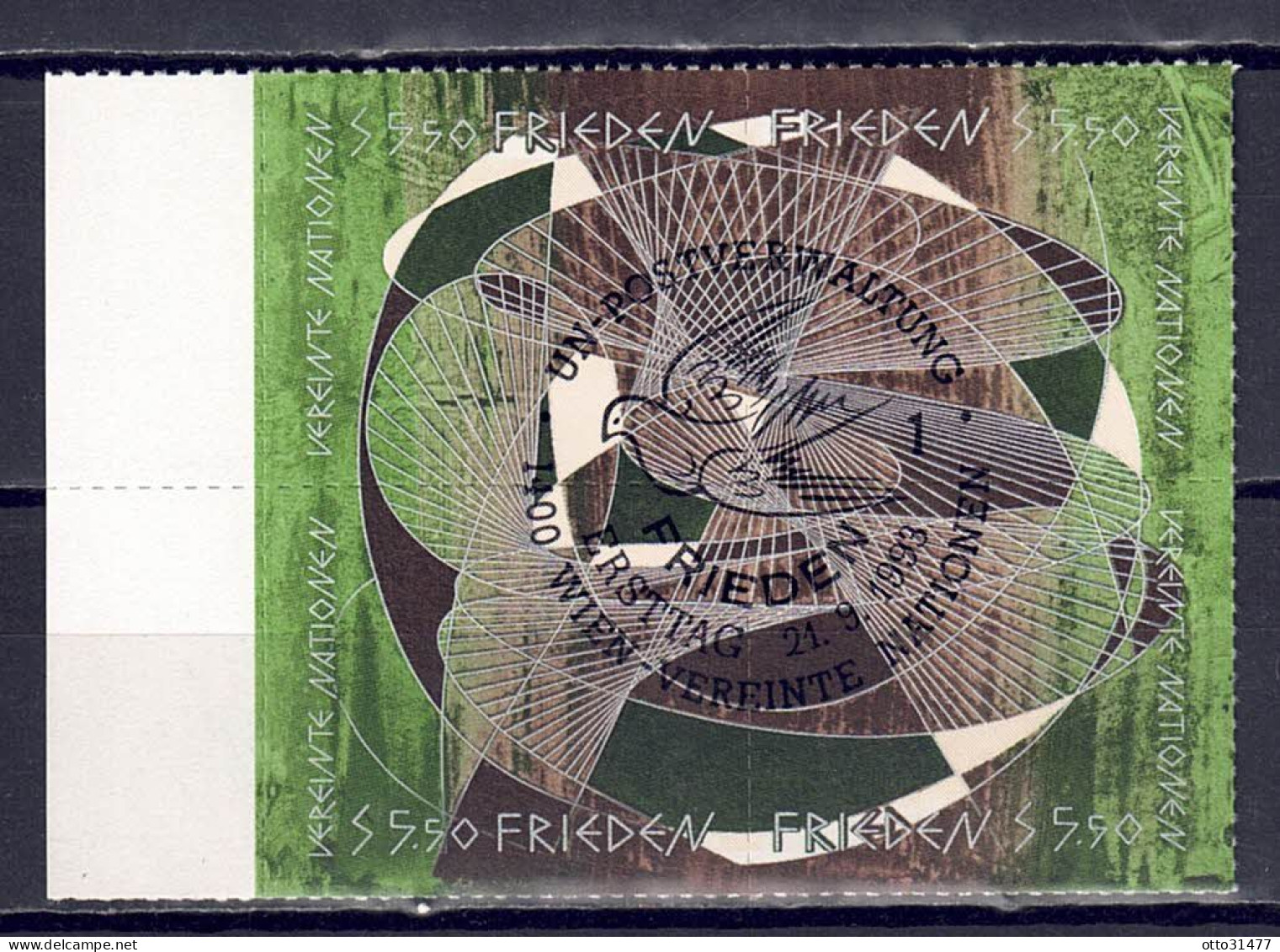 UNO Wien 1993 - Weltfriedenstag, Nr. 152 - 155, Gestempelt / Used - Oblitérés