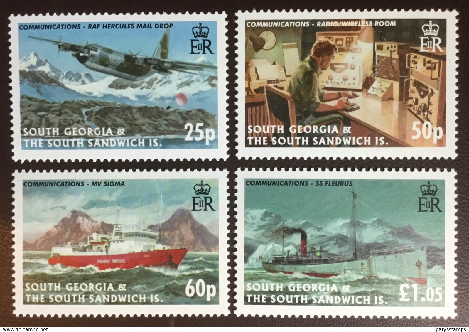 South Georgia 2006 Communications Aircraft Ships MNH - South Georgia