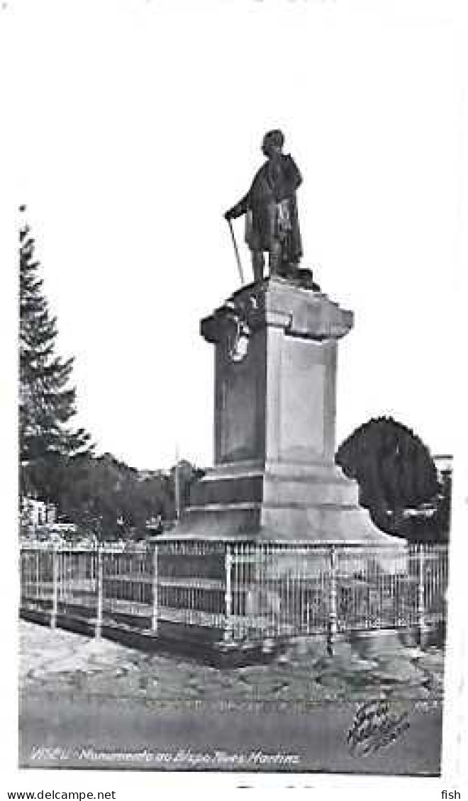 Portugal ** &  Postal, Viseu, Monument To The Bishop Alves Martins, Ed. Tabacaria Costa (34299) - Monumente