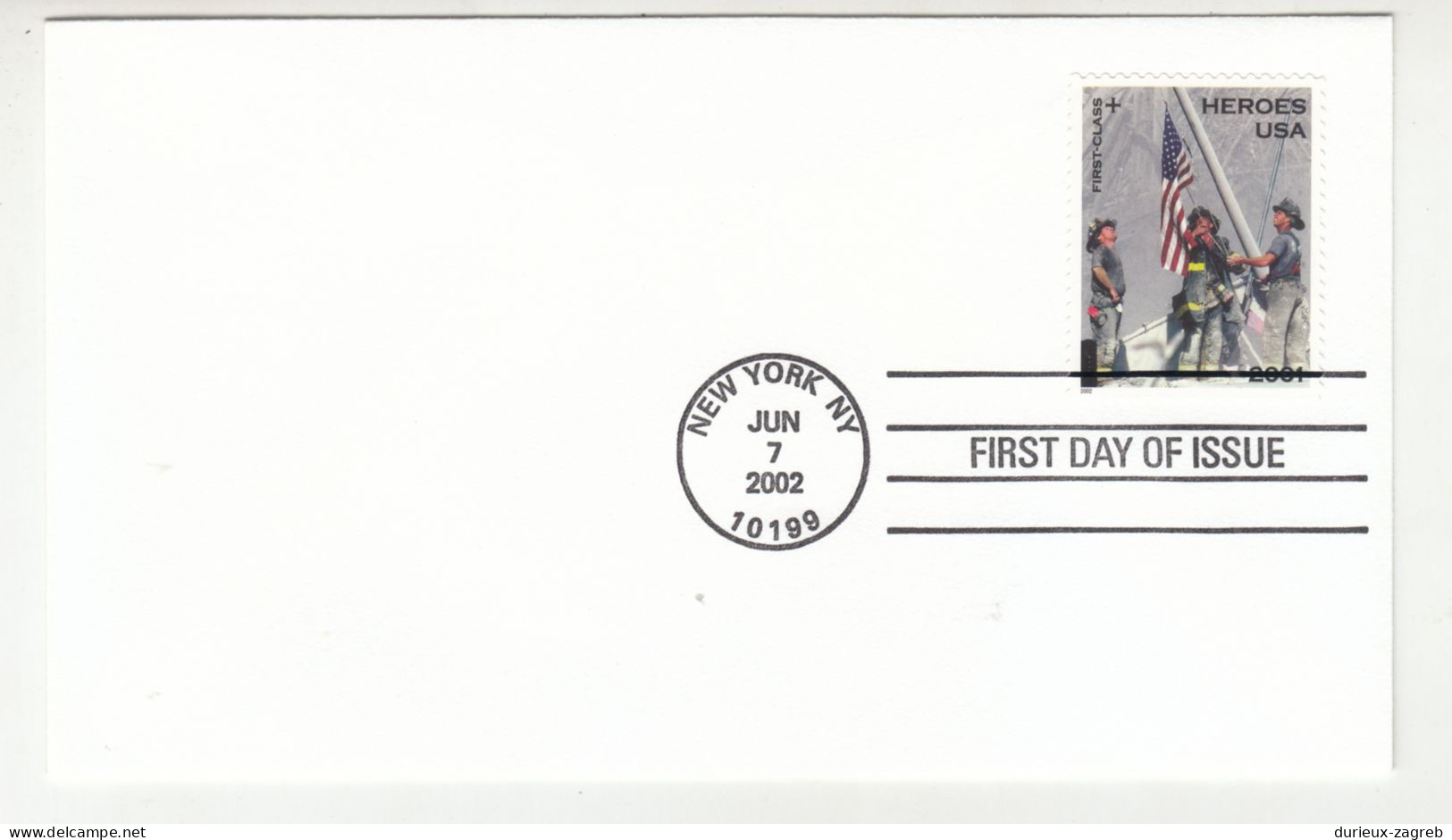 USA 2002 Heroes USA FDC B200720* - Lettres & Documents