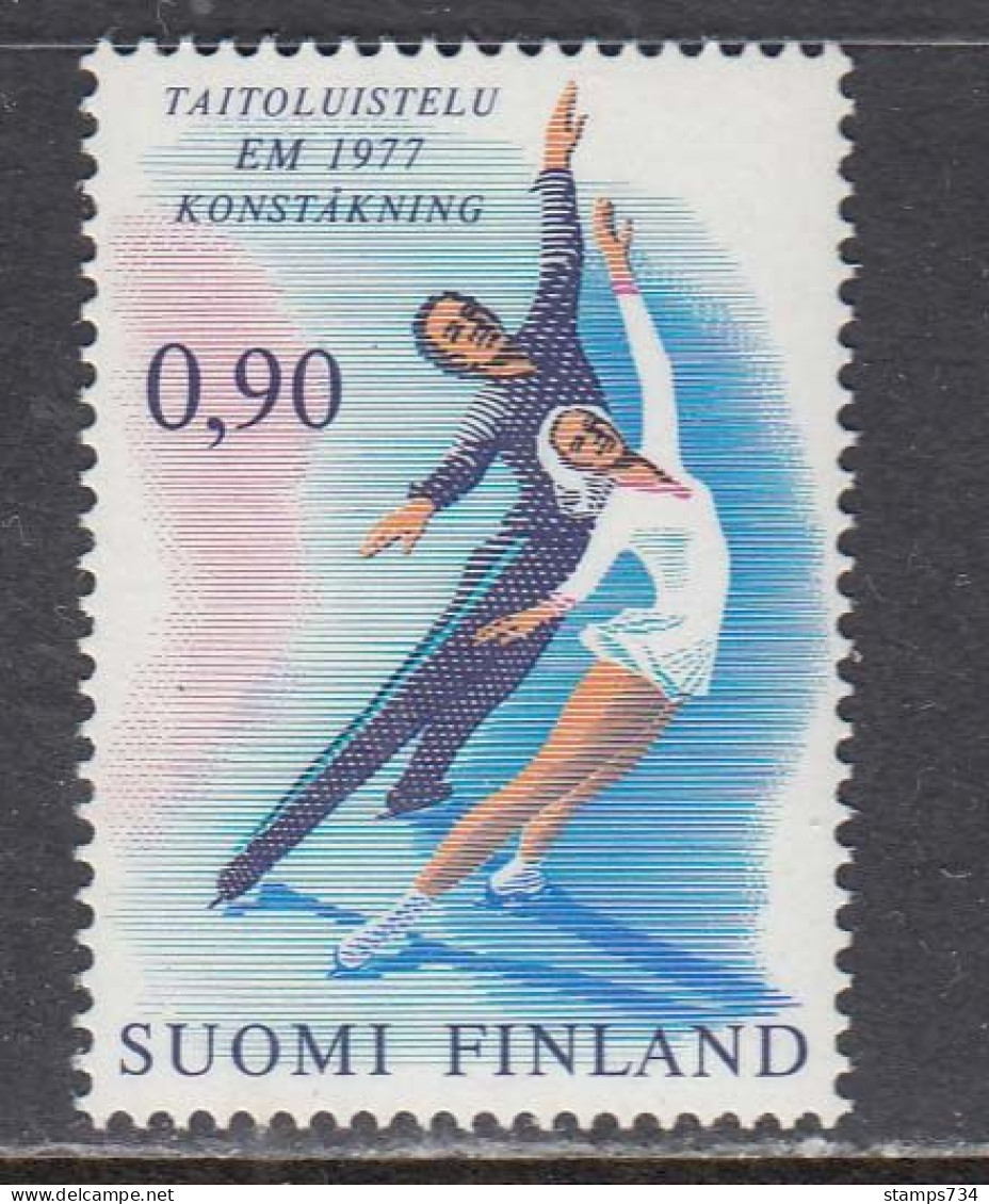 Finland 1977 - European Figure Skating Championships, Mi-Nr. 802, MNH** - Figure Skating