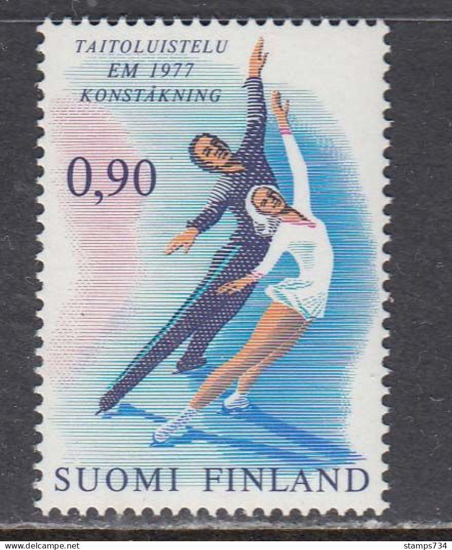 Finland 1977 - European Figure Skating Championships, Mi-Nr. 802, MNH** - Pattinaggio Artistico
